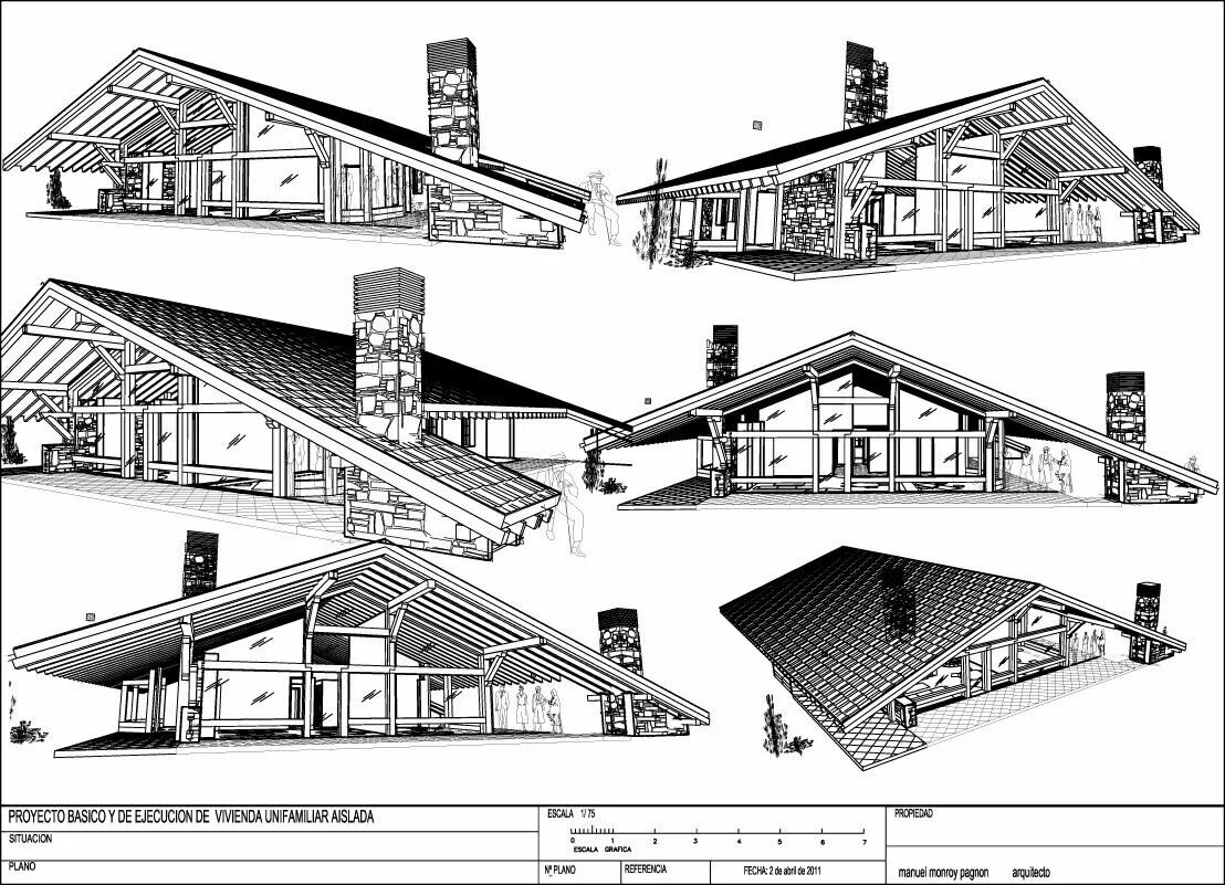 Полные проекты домов шале с чертежами бесплатно Pin de Jose Luis Calviño en Casas Planos de casas de campo, Planos de casas, Cas