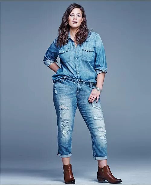 Полные женщины в джинсах фото Image result for denim shirt outfits plus size Best jeans for women, Women jeans