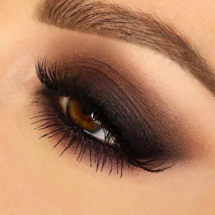 Полный макияж для карих глаз Love these helpful black eye makeup Pic# 4267 #bla... Makeup eyeshadow brown eye