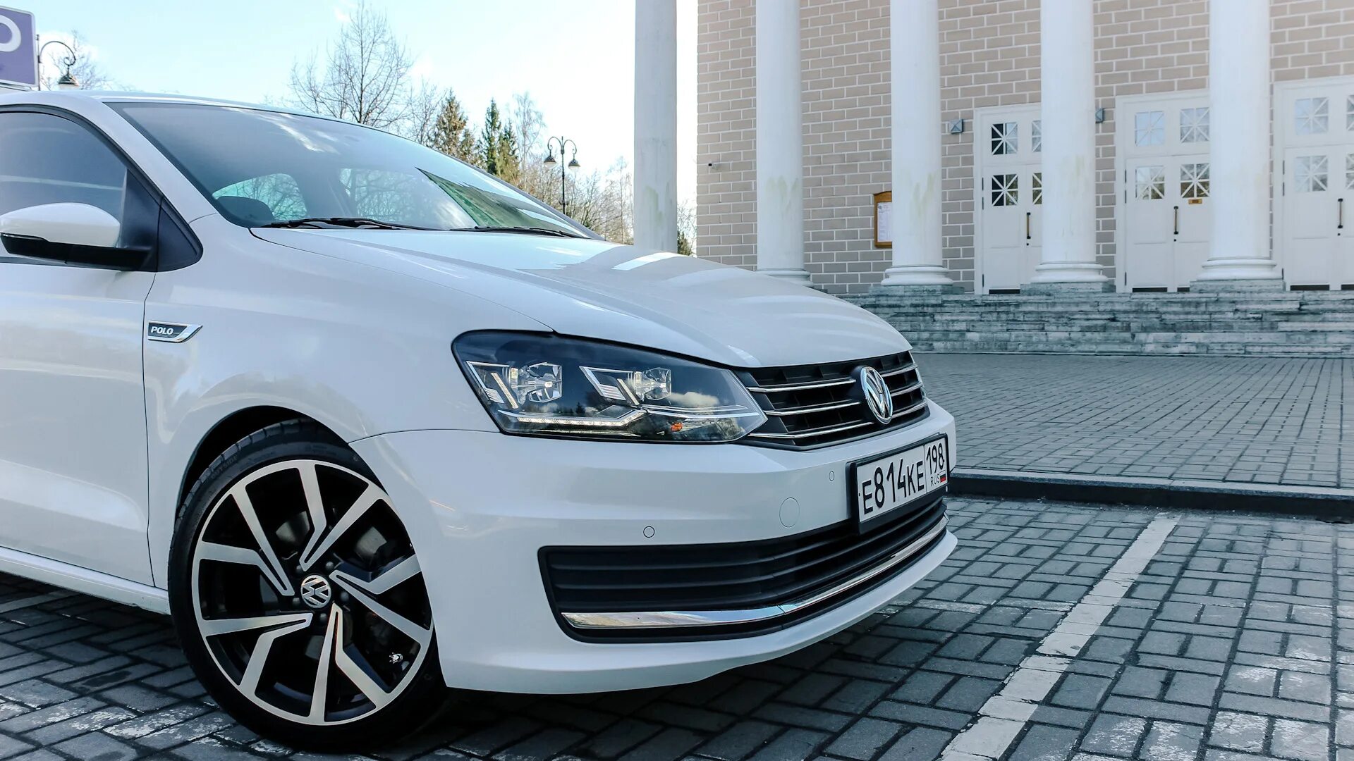 Поло 16 диски фото Volkswagen Polo Sedan 1.6 бензиновый 2019 Мистер Пол на DRIVE2