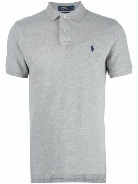 Поло фото серый Polo Ralph Lauren Classic Polo Shirt - Farfetch