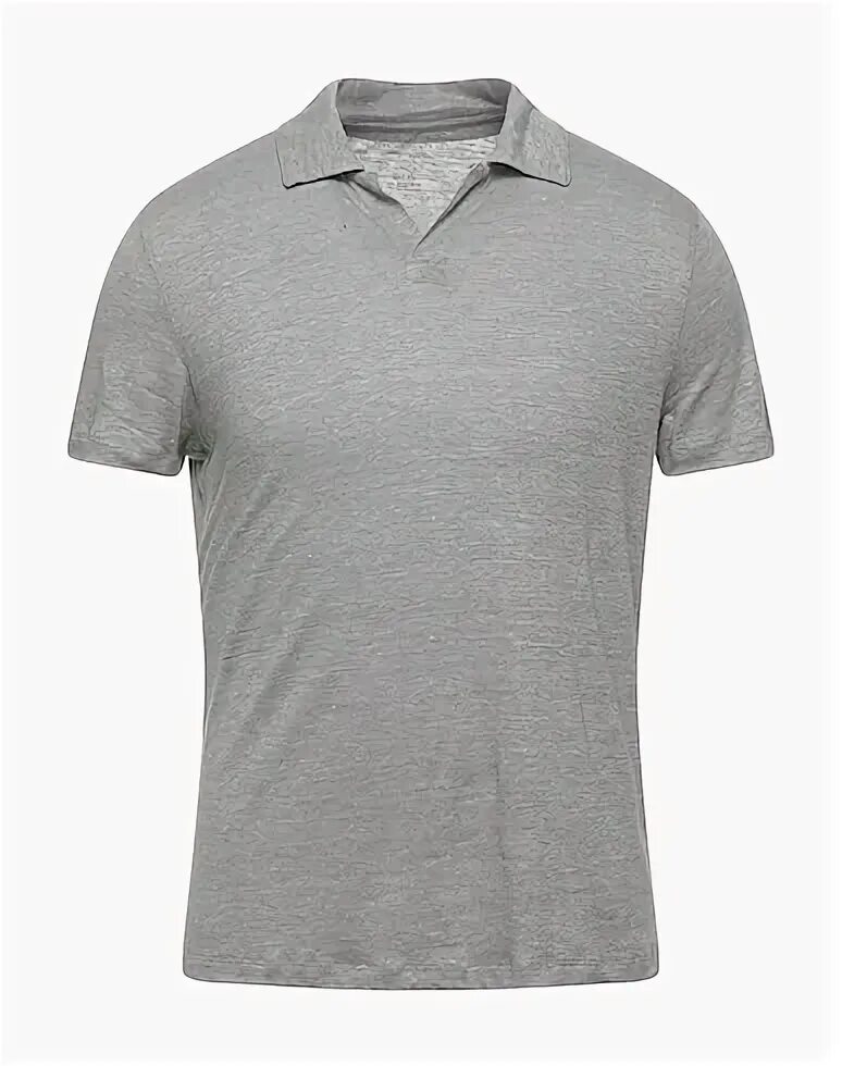 Поло фото серый MAJESTIC FILATURES Grey Men‘s Polo Shirt YOOX