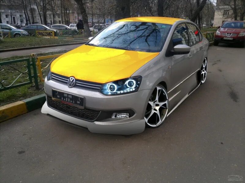 Поло машина тюнинг хмм…Polo? - Volkswagen Polo Sedan, 1,6 л, 2013 года просто так DRIVE2