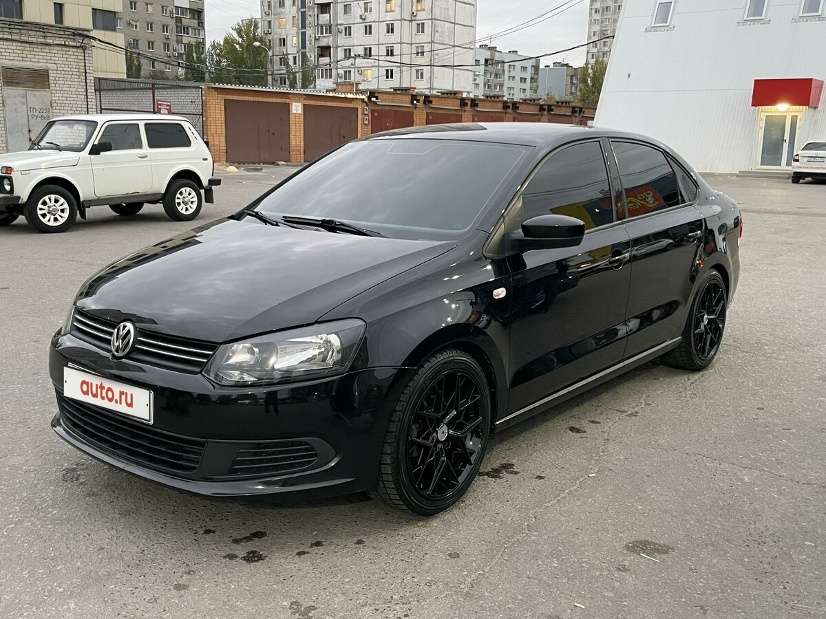 Поло седан черный тюнинг Купить б/у Volkswagen Polo V 1.6 AT (105 л.с.) бензин автомат в Волгограде: чёрн