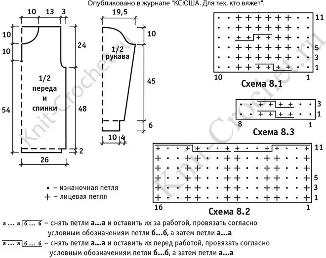 Поло спицами для женщин схемы и описание Пуловер поло спицами для мужчин.. Обсуждение на LiveInternet - Российский Сервис