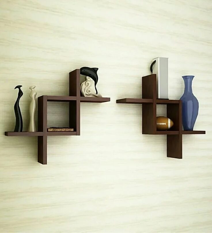 Полочка на стену своими руками фото Pin by Satish on Wall shelf Wooden wall decor, Wooden wall shelves, Shelves