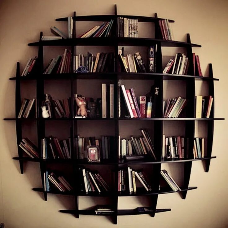 Полочки для книг фото Настенная полка Authentico Wall Shelf Space Ball Необычная полка Ideas and Decor