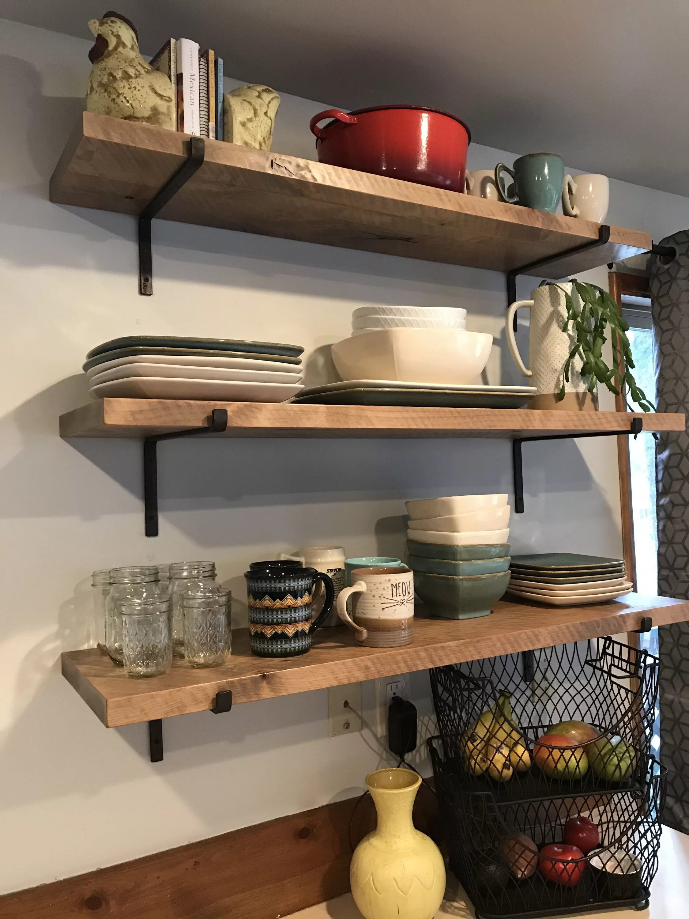 Полочки на кухне фото Floating Shelves, Floating Shelf, Floating Shelves living room, Floating Shelves