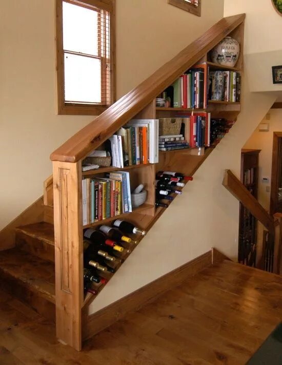 Полочки под лестницей фото идеи 10 Clever Stairs Storage Ideas - Hative House design, Staircase shelves, House i