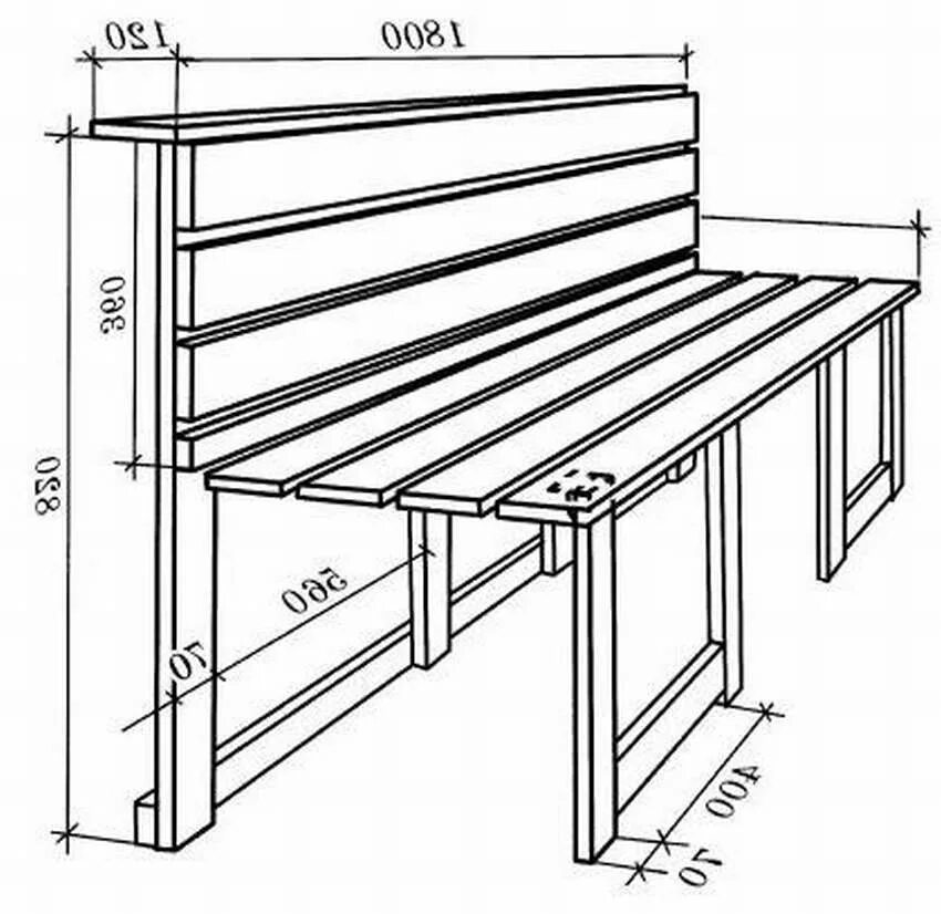 Полок для бани фото чертеж Скамейка в предбанник. Чертежи, 116 фото - своими руками