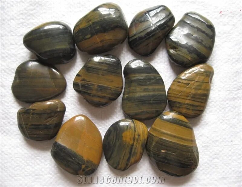 Полосатые камни фото Striped River Pebbles,Striated Pebble Stone,Polished Pebbles from China - StoneC