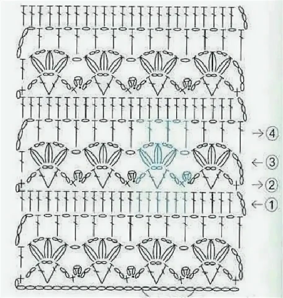 Полоска крючком схемы СХЕМЫ ВЯЗАНИЯ КРЮЧКОМ. Crochet curtain pattern, Crochet chart, Crochet table run