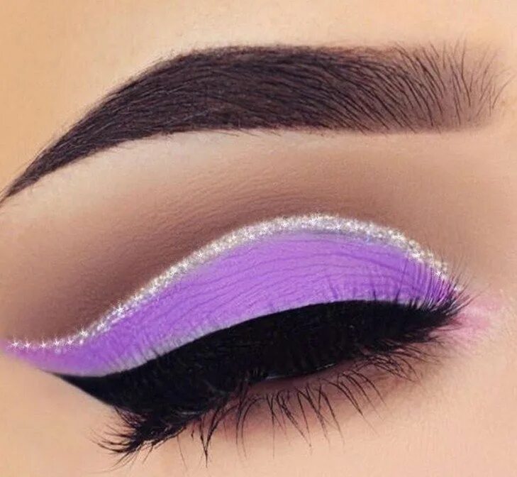 Полоски для макияжа глаз Purple Eye 3 Purple eye makeup, Silver eye makeup, Purple makeup