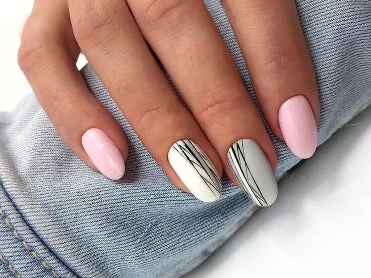 Полоски в маникюре стильно Pin on Nail Art Nail jewelry, Wow nails, Gel nails