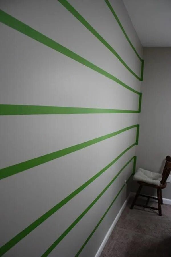 Полосы на стенах фото 40 Easy Wall Painting Designs Striped walls, Paint stripes, Room paint