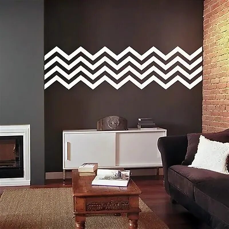 Полосы на стене декор Chevron Pattern - Wall Decals Stripes Vinyl Stickers (With images) Chevron strip