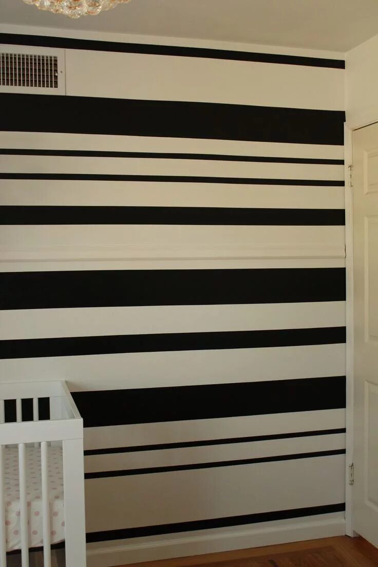 Полосы на стене декор love these stripes Stripe wall, Striped walls, Painting stripes on walls