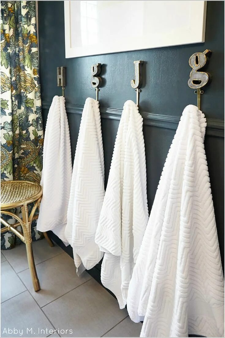 Полотенца в интерьере ванной 32 Ideas to Improve Your Towel Storage Bathroom kids, Girls bathroom, Kids' bath