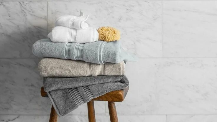 Полотенца в интерьере ванной LA Bedding Brand Parachute Now Offers a Luxe Line of Bathroom Textiles Bedding b