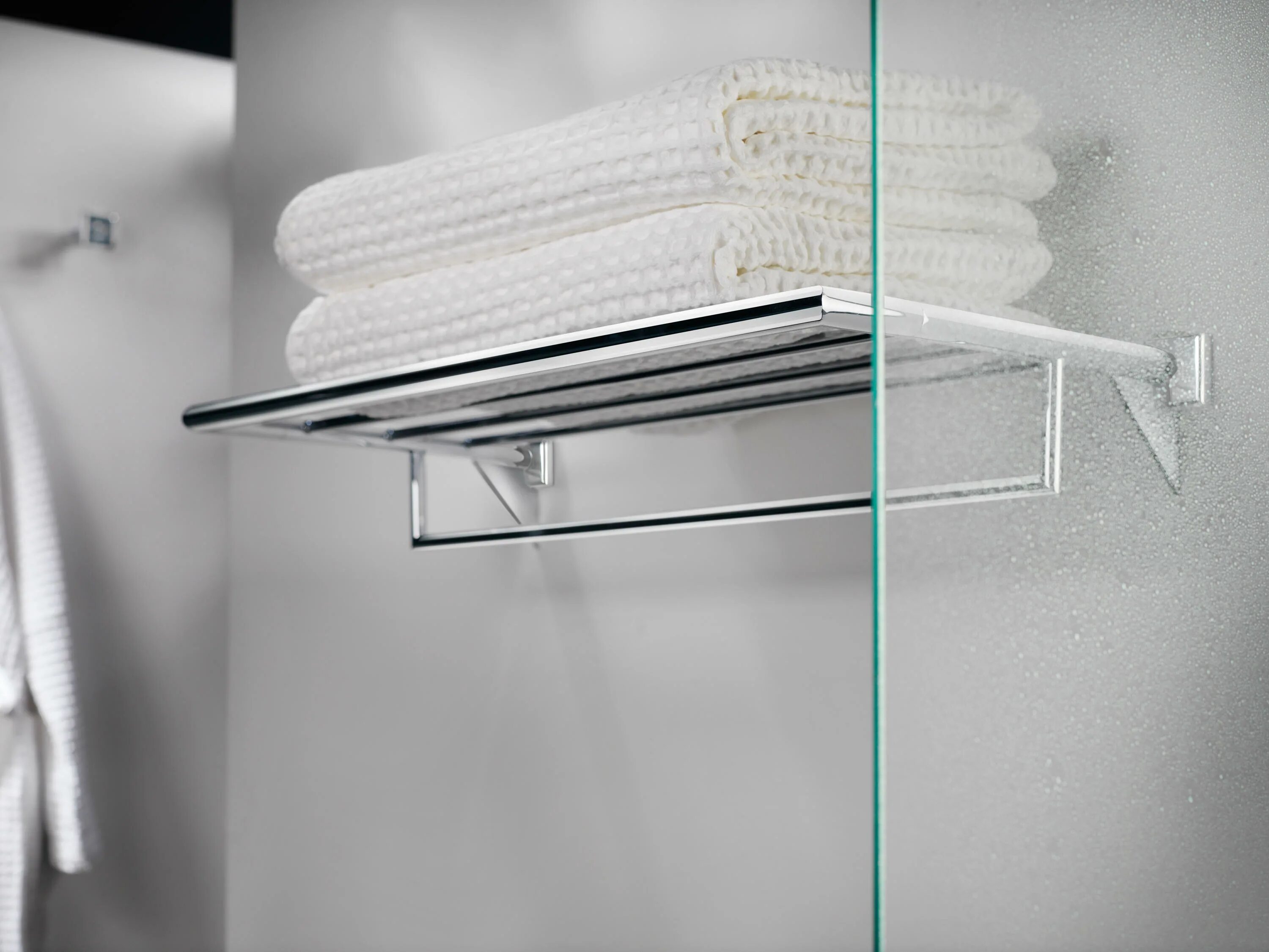 Полотенцедержатели в интерьере ванной Kubic Double Towel Rack Architonic