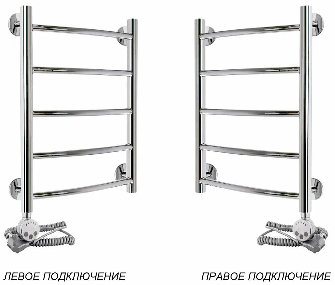 Полотенцесушитель электрический подключение слева Полотенцесушитель электрический дуга 80х60 левый Акванерж - купить в интернет-ма