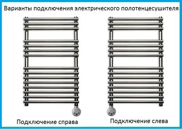 Полотенцесушитель электрический подключение слева Как выбрать полотенцесушитель электрический: плюсы и минусы, какие критерии учес