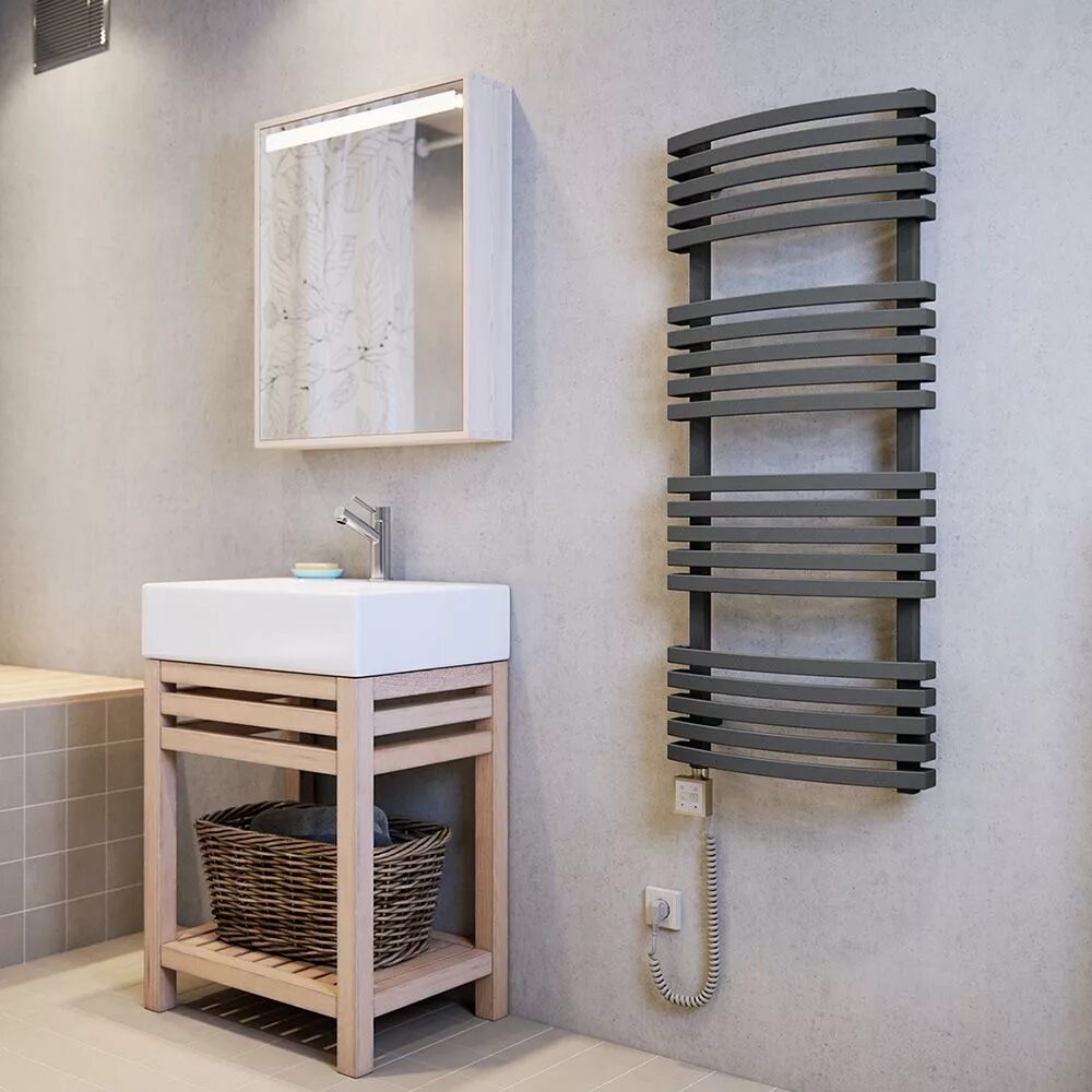 Полотенцесушитель интерьере ванной комнаты #style_radiators #полотенцесушитель #дизайнінтерєру #дизайнванной #дизайн #Radia