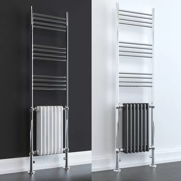 Полотенцесушитель с нижним подключением DUKE ELEMENTS Traditional Victorian Heated Towel Rail / Radiator - Central Heati