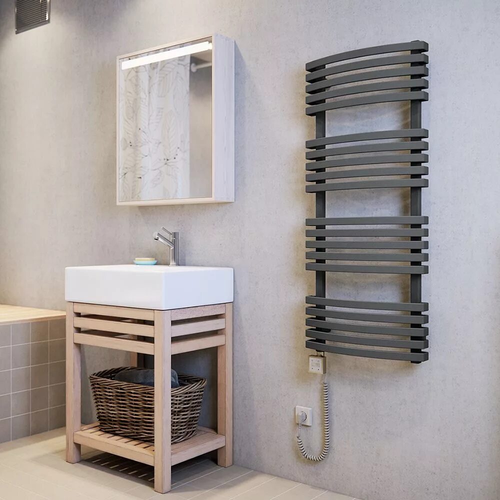 Полотенцесушитель в интерьере ванной комнаты фото #style_radiators #полотенцесушитель #дизайнінтерєру #дизайнванной #дизайн #Radia