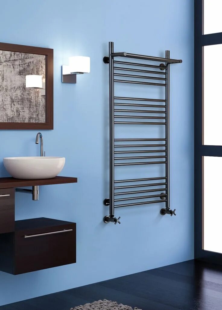 Полотенцесушители в интерьере фото Introducing the Sunerzha P1 stainless steel heated towel rail. Manufactured from