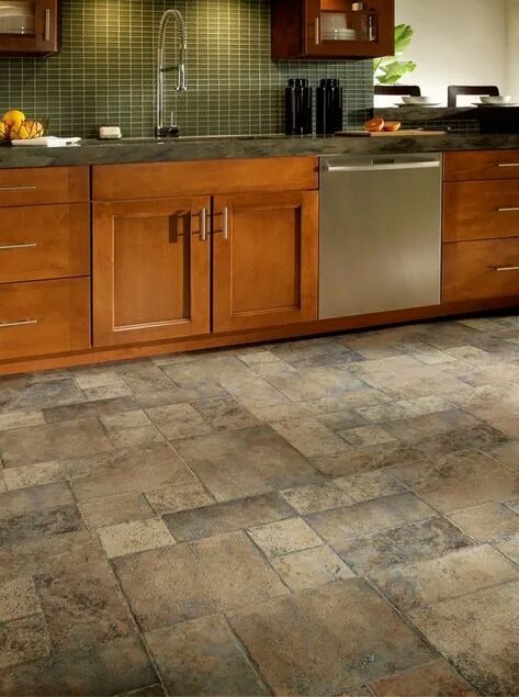 Половая плитка для кухни фото Modern and Durable Laminate Kitchen Flooring Ideas