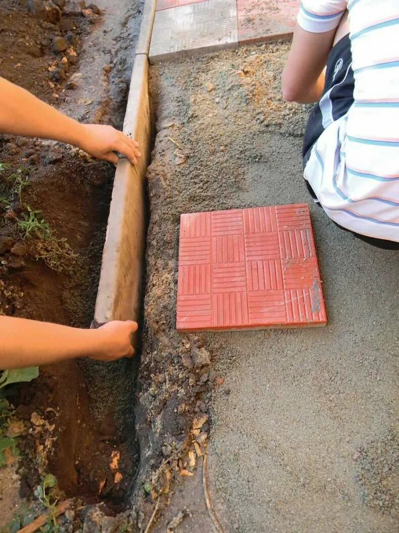 Положить плитку на даче своими руками Укладка тротуарной плитки на даче (36 фото): устройство и изготовление садовых д