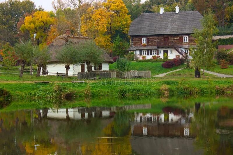 Польская деревня фото Polish village stock photo. Image of gold, branch, outdoors - 26759656