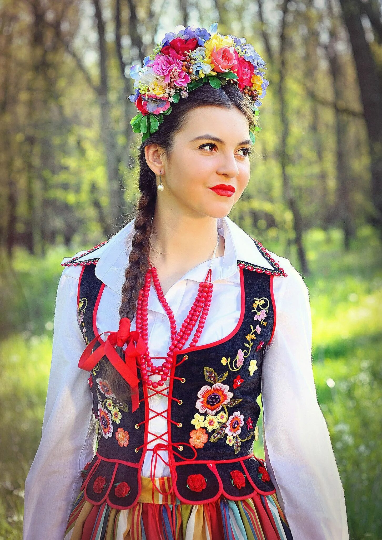 Польская женская мода Our Polish Model10 Polish traditional costume, Polish clothing, Folk fashion