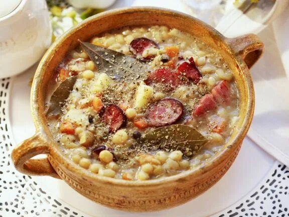 Польские блюда национальные рецепты с фото Erbsensuppe auf polnische Art Rezept Erbsensuppe, Erbsen suppe, Polnische rezept