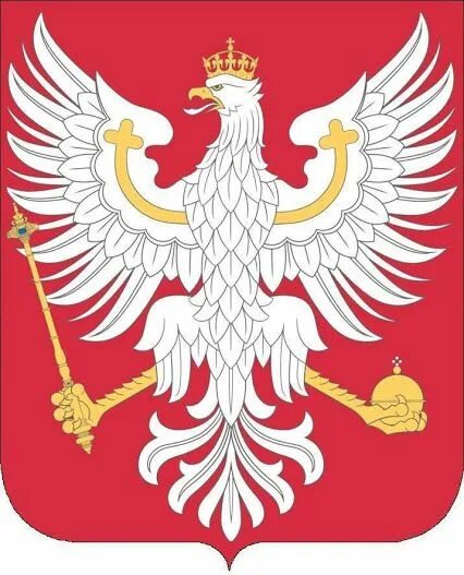 Польский герб фото Wilk Krzyżanowski - Google+ Coat of arms, European flags, Bird illustration
