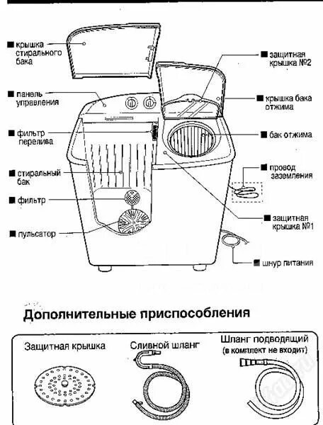 Полуавтомат стиральная машина подключение Полуавтоматическая стиральная машина LG WP-550NP - купить в Сосновоборске. Состо