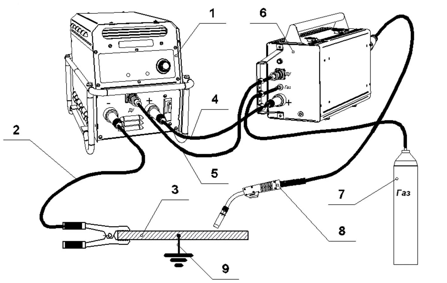 Полуавтомат сварочный подключение газа Как правильно подключать провода для сварки