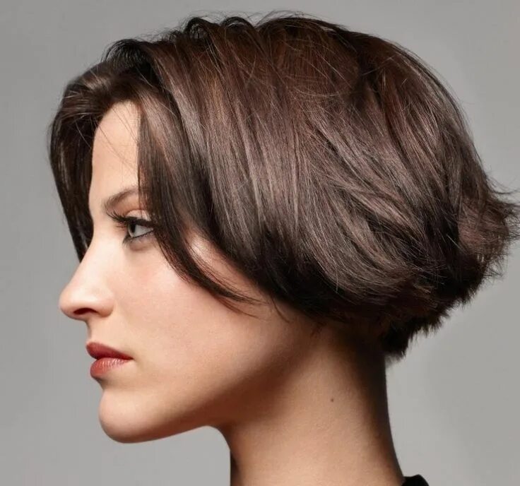 Полубоб каре фото Модные стрижки Каре 2024: все виды и 100 фото-идей! Short hair cuts for women pi