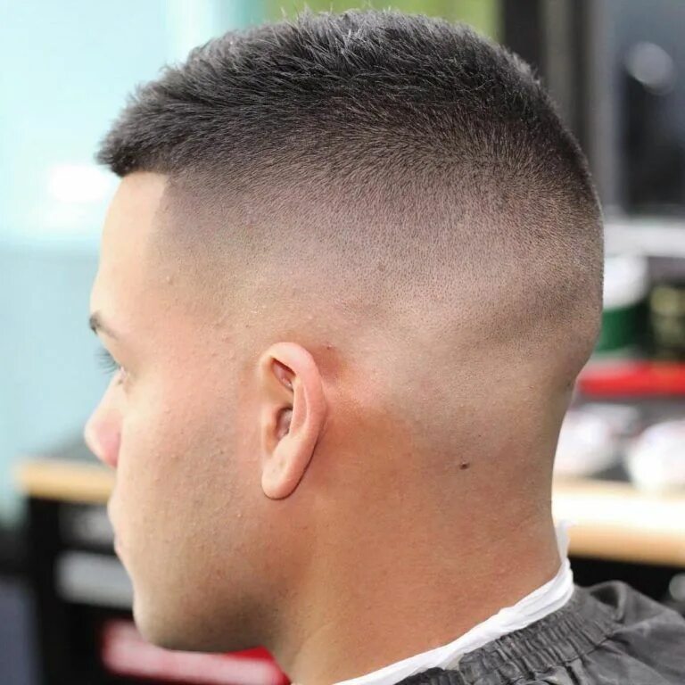 Полубокс прическа фото коротко 33+ High Fade Haircuts For 2024 Cortes de pelo militares, Cortes de pelo hombre,