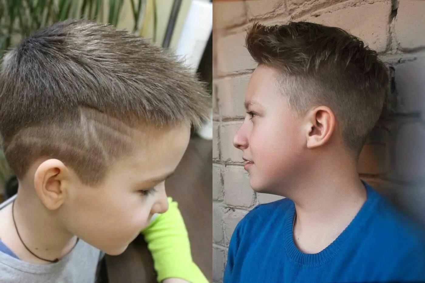 Полубокс с челкой для мальчика фото Undercut Jungs: 40 trendige Frisuren für Kleinkinder Styling kurzes haar, Frisur