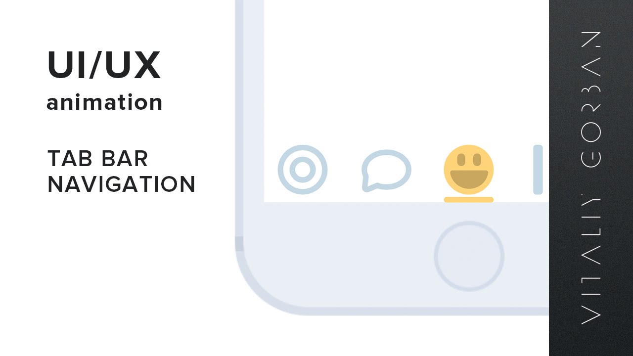 Получаются такие фото UI/UX - animated tab bar navigation // Hype 3 Pro Tumult - YouTube