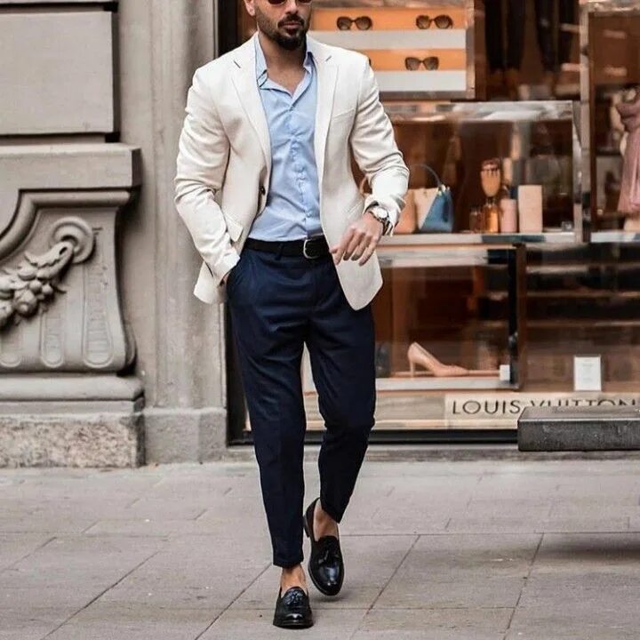 Полуделовой стиль мужской Pin on Décontracté Chic in 2024 Mens fashion blazer, Smart casual wear, Mens fas