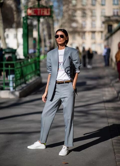 Полуделовой стиль женский Estos 23 looks de street style van a inspirar tu look de oficina de mañana Ropa,