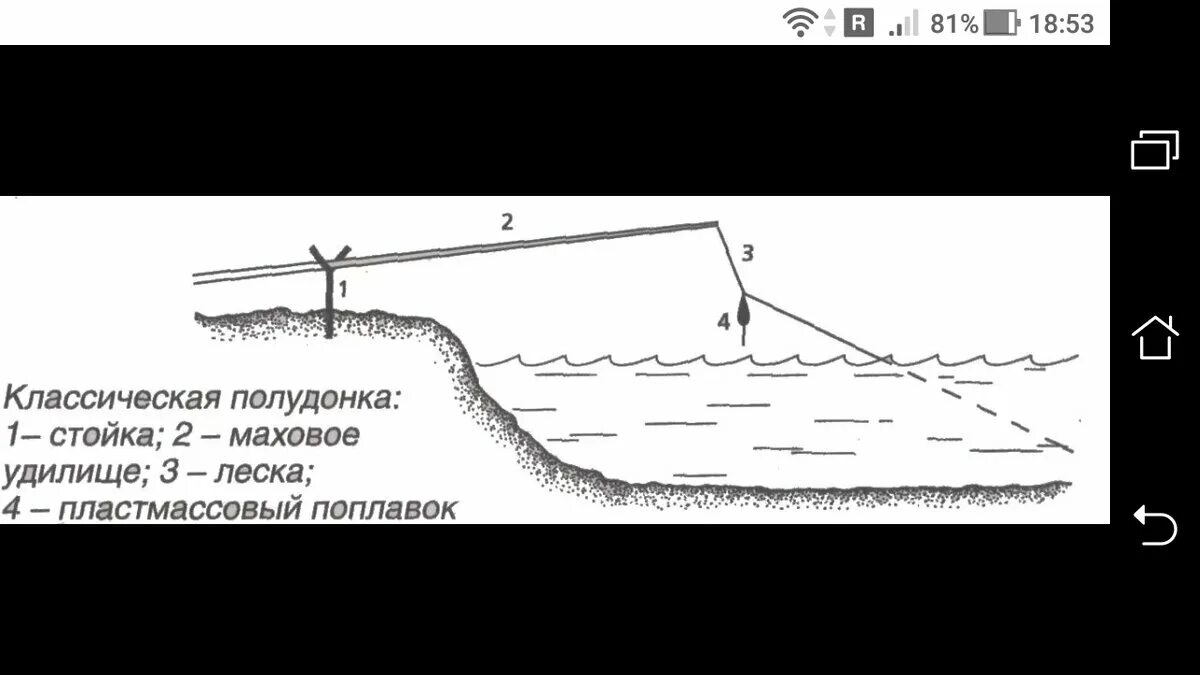 Полудонка оснастка Ловля на стук: Классическая полудонка - поплавок Фото заметки из моей жизни в Кр