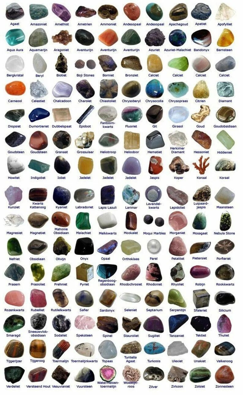 Fantasia Materials: 2 Pounds of a Small Brazilian and African Tumbled Stone Mix 