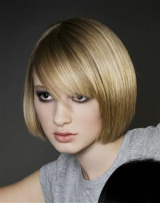 Полукаре женская стрижка фото Cute Short Haircuts For Girls To Look Pretty In 2016 Thin straight hair, Short b