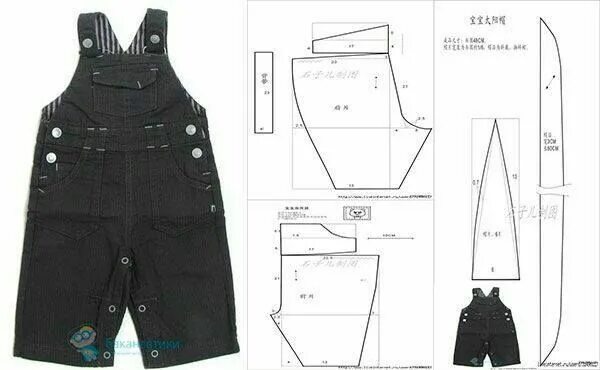 Полукомбинезон для мальчика бесплатная выкройка Pin on Moldes de Costura