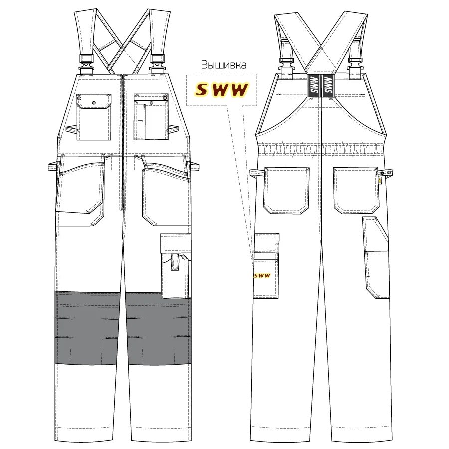 Полукомбинезон рабочий мужской выкройка скачать бесплатно Шить спецодежду: найдено 87 изображений