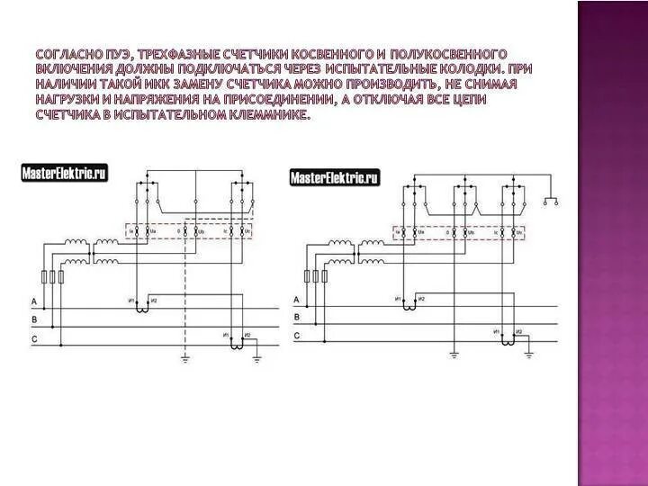 Полукосвенное подключение счетчика Трехфазный счетчик: прямого и полукосвенного подсоединения, устройство и назначе